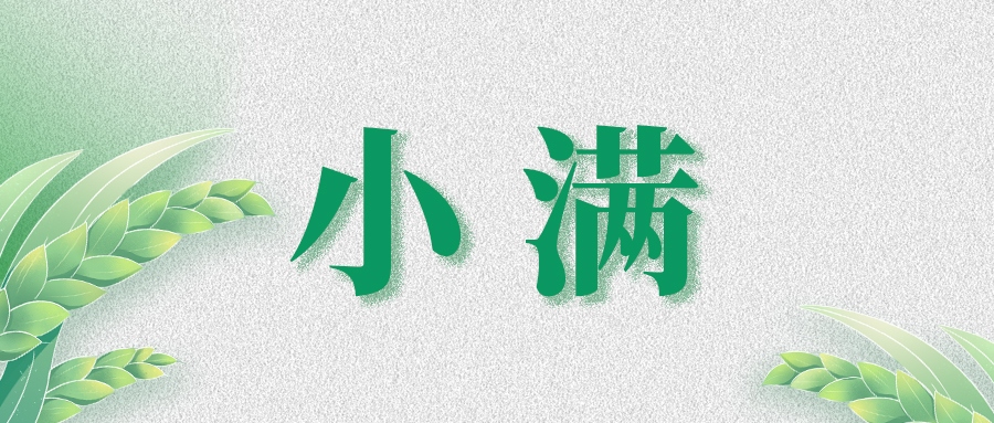 小滿 | 萬物見長，小得盈滿